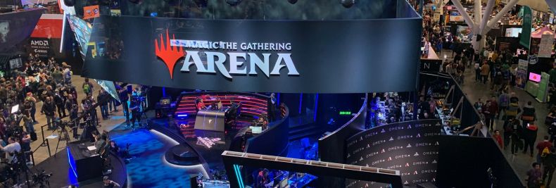 Grand format trade show branding - Magic the Gathering Event