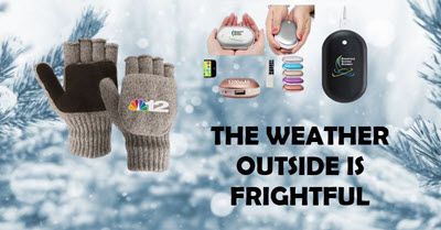promotional printed winter gloves