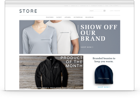 Full Featured Company Store